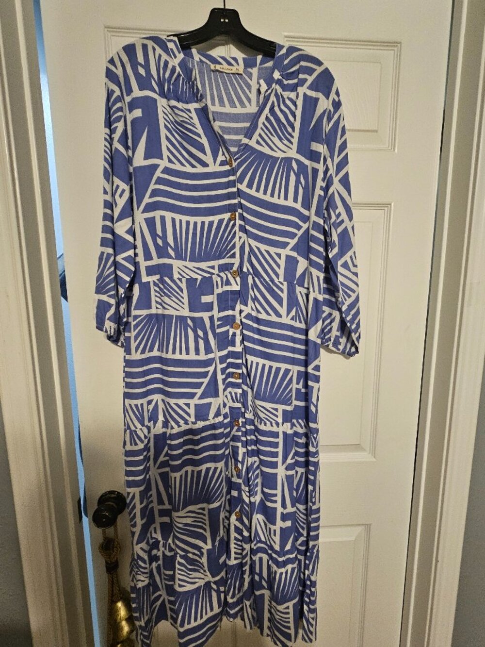 Salty Lemon Maxi Dress Size XL